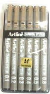 Artline Drawing System Markers Pack of 6